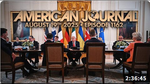 The American Journal: Trump Setting Up Zelensky/Putin Meeting, Pressures Ukraine To Concede Crimea & Ditch Dream Of Joining NATO - FULL SHOW - 08/19/2025