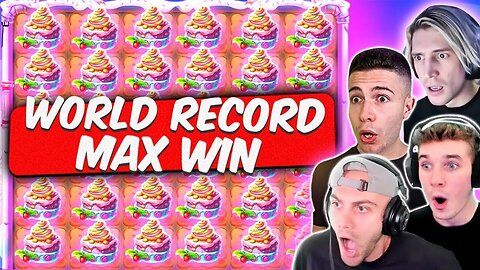 SUGAR SUPREME POWERNUDGE SLOT: TOP 5 BIG WINS (xQc, Ayzee, Toaster)