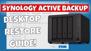 How To Restore Entire PC Using Synology Active Backup For Business Recovery Media Wizard
