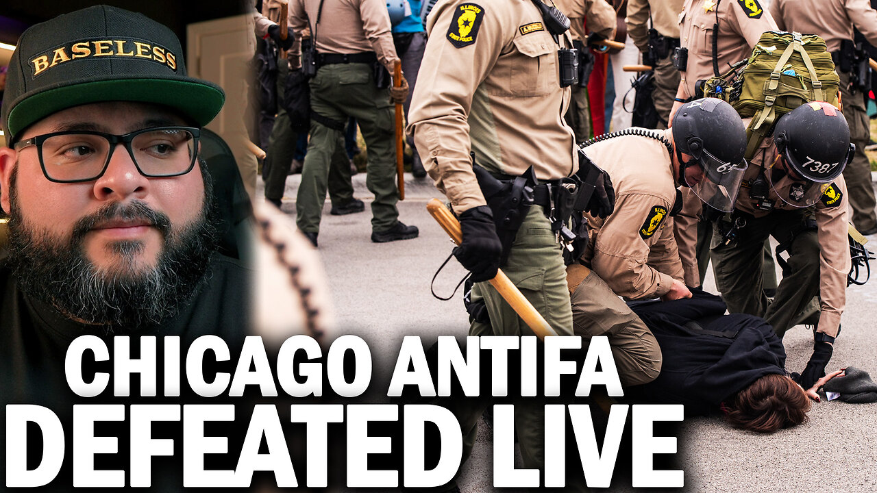 ANTIFA Forced To Destroy Encampment Near Broadview ICE Facility