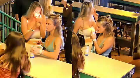 Candid Sexy Smoking Woman 724