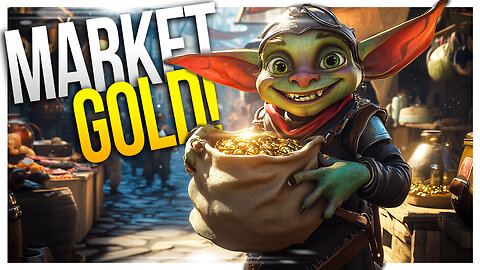 Making GOLD At The Street Market! // Trash Goblin