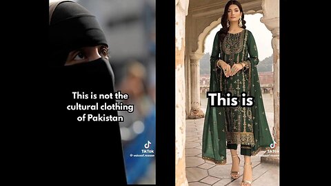 The Burka was never their traditional clothing. These women have lost their entire culure