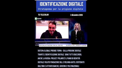 IL SISTEMA GLOBALE PRENDE FORMA: SULLA PRIGIONE DIGITALE TRAMITE L'IDENTIFICAZIONE DIGITALE SONO TUTTI D'ACCORDO, ANCHE LA RUSSIA