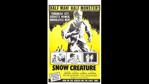 The Snow Creature (1954)