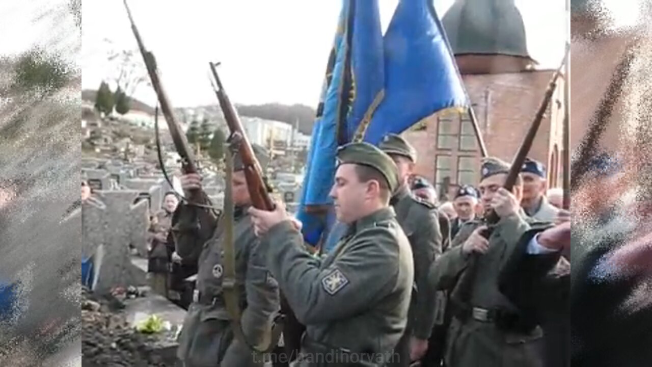 Burial of Waffen SS veteran in Lviv 2009.