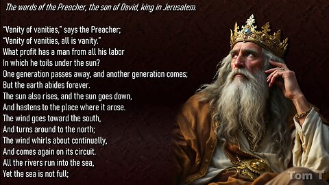 Ecclesiastes 1:1-11