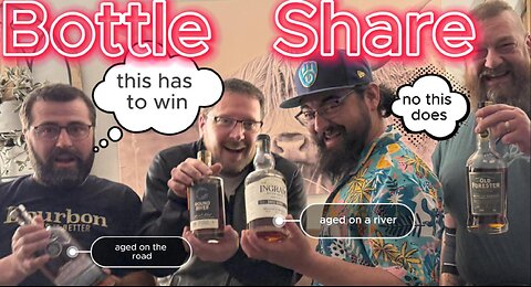Episode 55 Playoff brackets of the best bottle share whiskeys