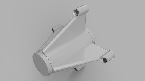 Micro Batwing Cross Prop Drone-Plane (Micro Motors)