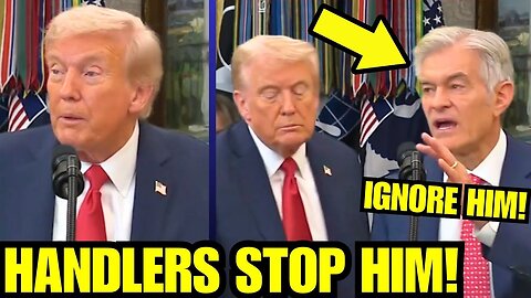 🚨 Trump ABRUPTLY CUT OFF on LIVE TV