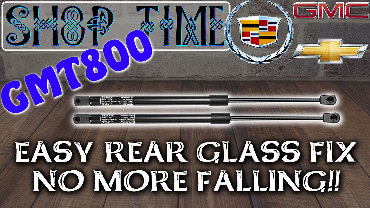 Fix Sagging Rear Glass! Easy Strut Replacement 1999–2006 GM SUVs & Trucks (Yukon Suburban Tahoe)