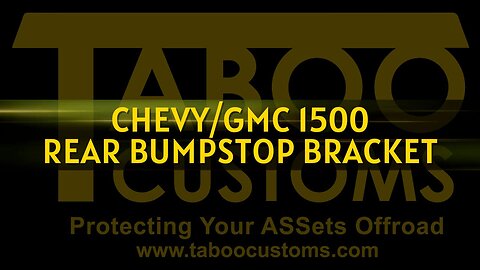 Rear Bump Stop Bracket Replacement Kit - 07-14 Chevy/GMC Pickup