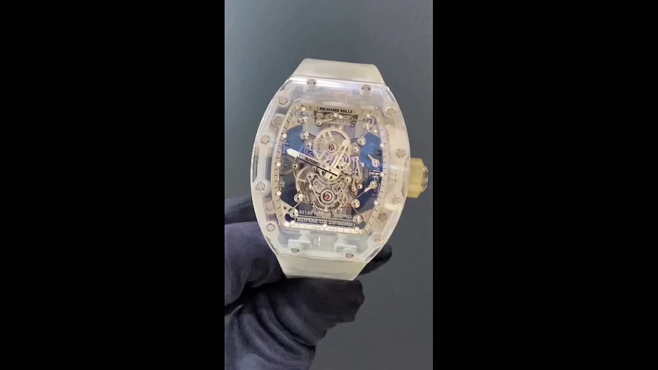 World's most expensive watch: Richard Mille RM 56-02 Sapphire diamond-encrusted sapphire case