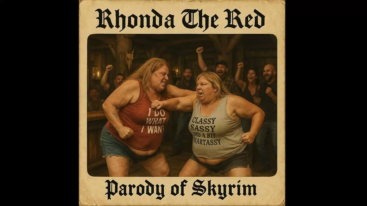 Rhonda The Red (Parody of Ragnar The Red) Skyrim OST, AI Comedy Music.
