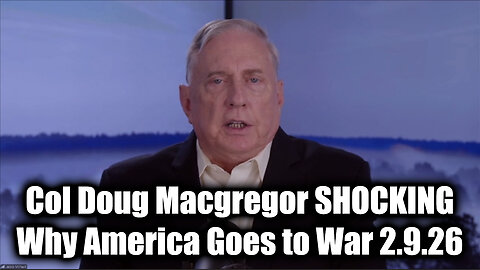 Col Douglas Macgregor Shocking - Why America Goes To War