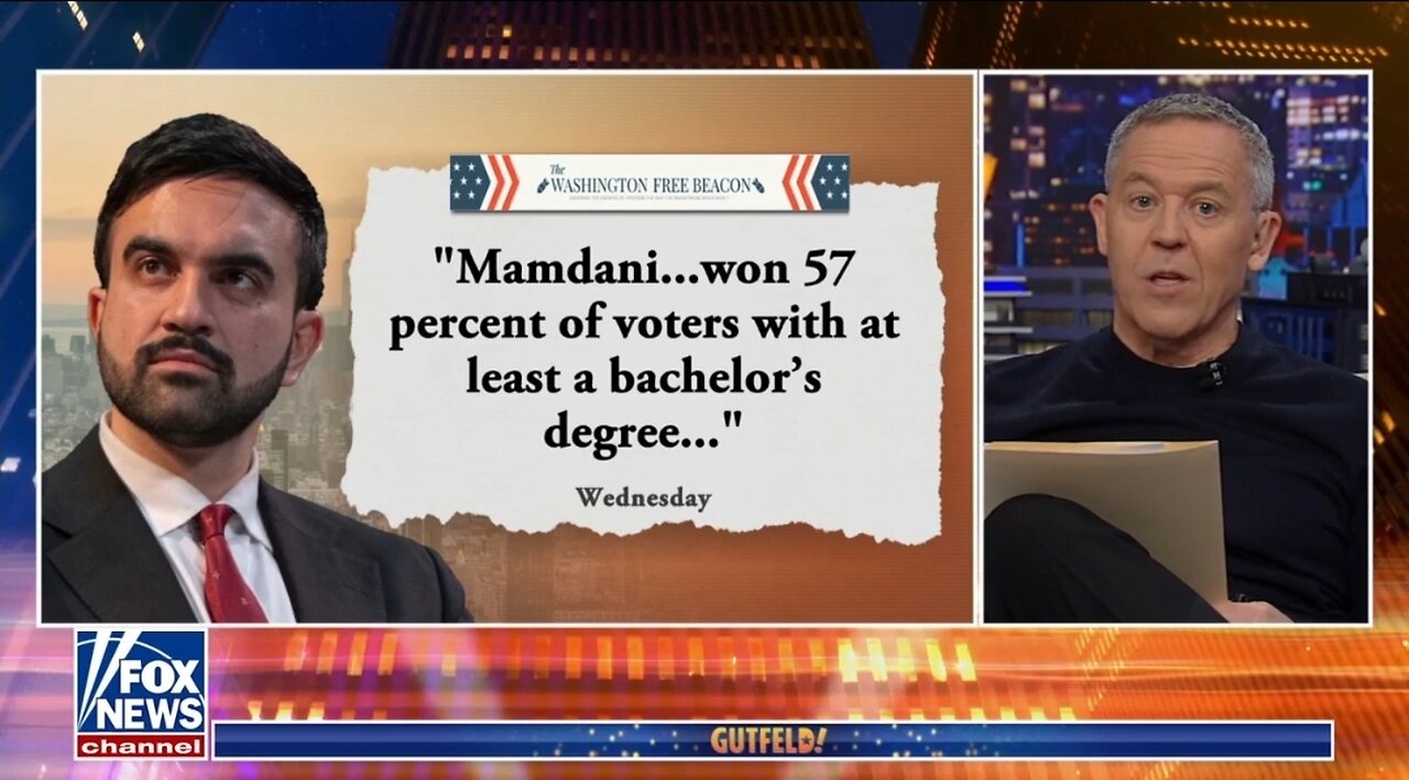 Gutfeld: The Working Class DIDN'T Elect Mamdani