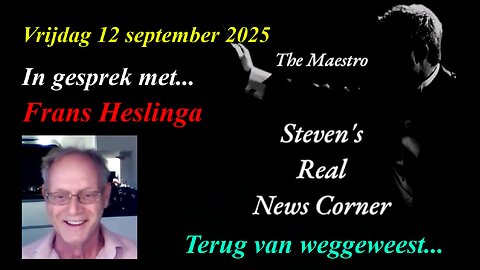 VRIJDAG 12 SEPTEMBER 2025 - THE MAESTRO IN GESPREK MET FRANS HESLINGA
