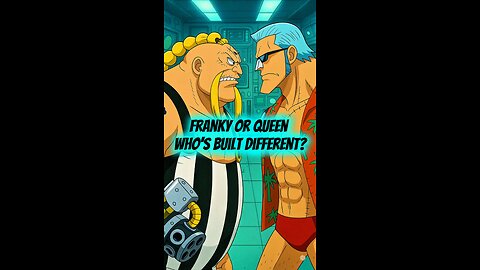 Franky or Queen. Who’s Built Different? #onepiece #strawhats #eloypiece