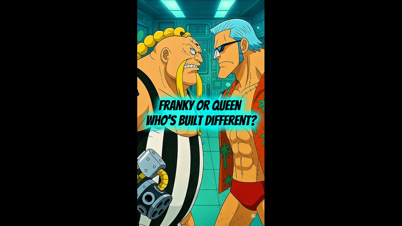 Franky or Queen. Who’s Built Different? #onepiece #strawhats #eloypiece