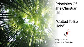 Called To Be Holy
