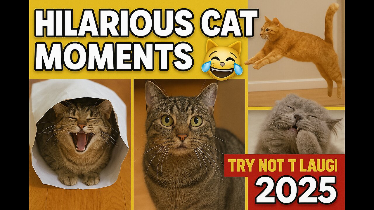 Cats funny Videos | Most funny videos | Try Not to Laugh | Funny Cats 2025 Compilation