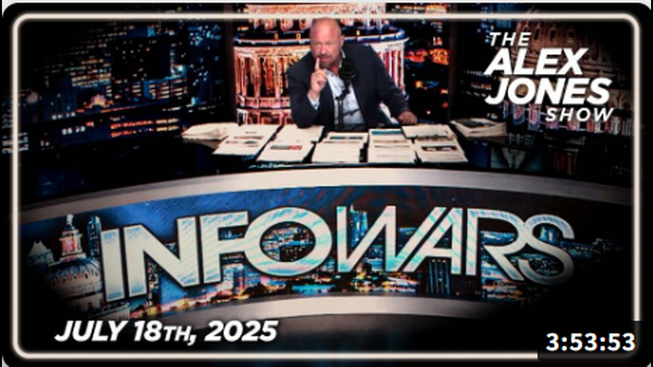 POWERFUL FRIDAY FULL SHOW 7/18/25 — WSJ Caught Red-Handed Launching New Massive Epstein/Trump Hoax, DJT Announces Lawsuit, Stephen Colbert Cancelled After Total Viewership Collapse! Plus, Fed Chair Powell Under Criminal Investigation! James O'Keefe