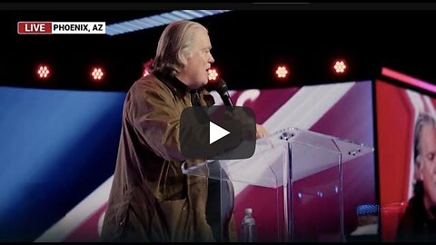 WATCH: Steve Bannon speaks at TPUSA's America Fest - 12/19/25