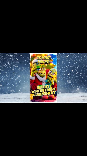 Zombie Miner "So This Is Christmas" Secret Hidden Achievement Winter Break 2025 Event