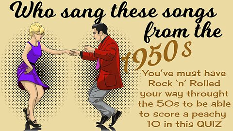 Who Sang These 50s Songs?
