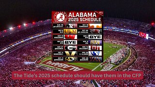 The Crimson Tide has a team that should be vying for both the SEC and National Championships