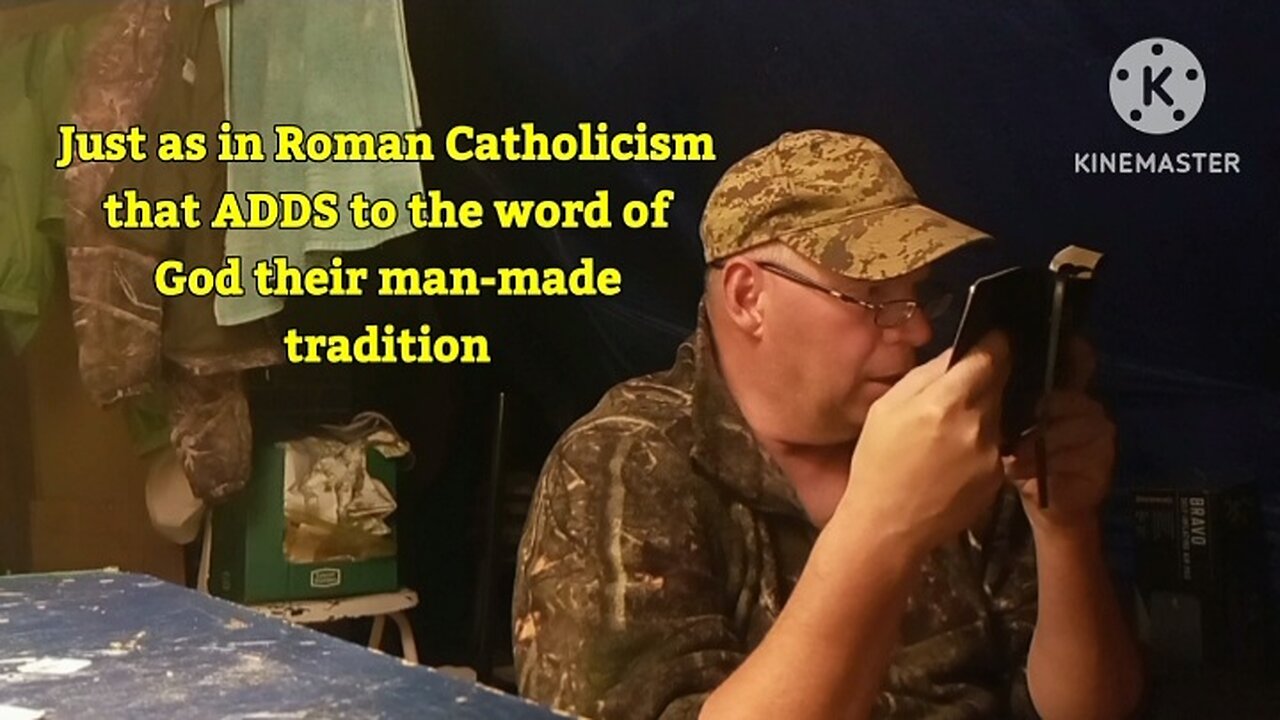 Jesus condemns ADDING to God's word