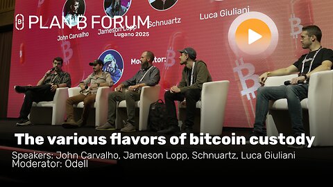 The Various Flavors of Bitcoin Custody