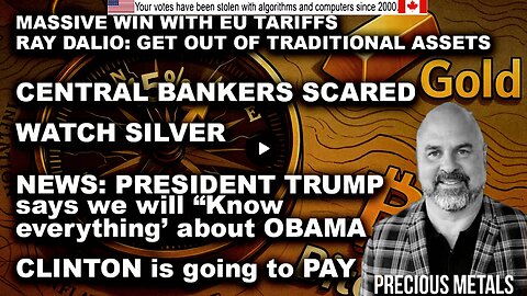 8.3.25: EU TARIFFS massive win, US Job reports + Trump calling out OBAMA/Clinton…they must pay, Pray