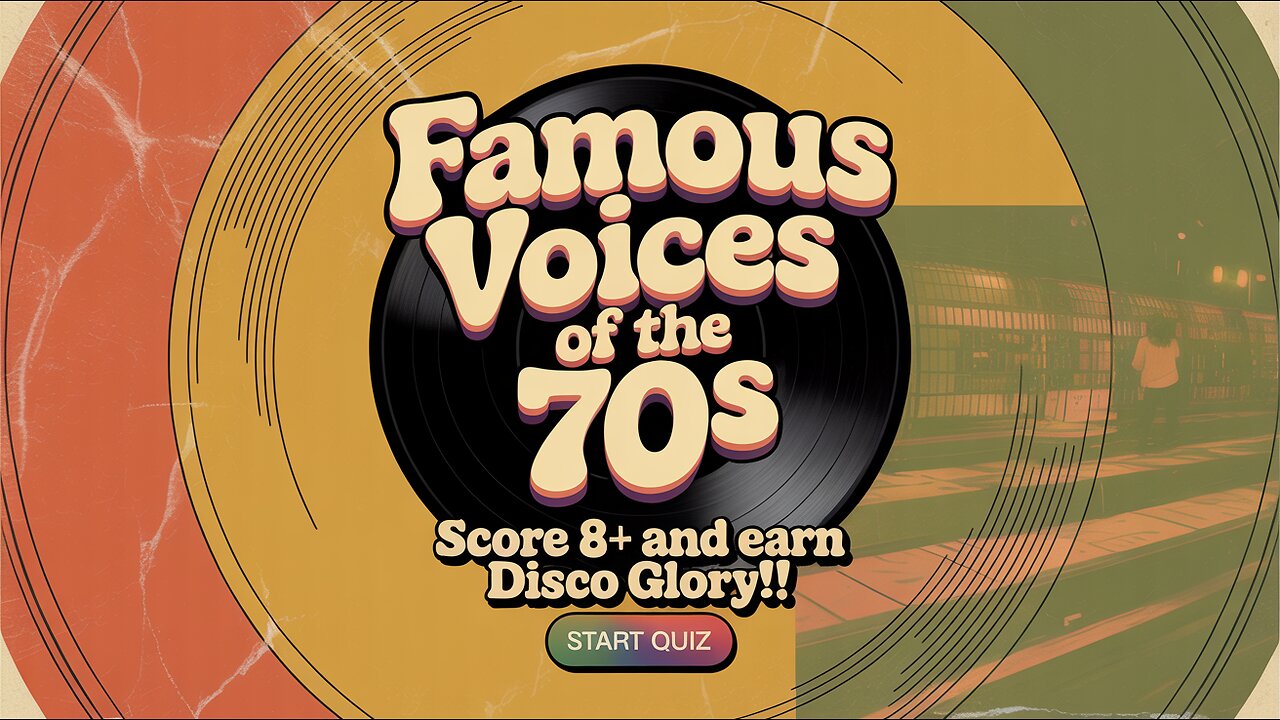 Who were these Famous Voices of the 70s?