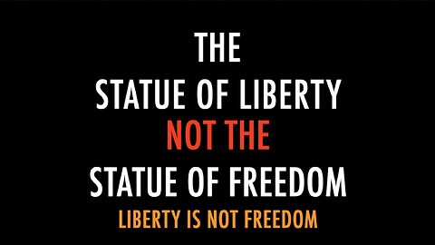 STATUE OF LIBERTY - NOT STATUE OF FREEDOM