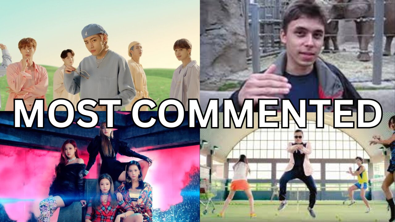 Top 25 Most Commented YouTube Videos (Jul. 2025)
