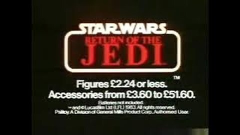 Star Wars Return of the Jedi British TV Commercial for Palitoy TIE Interceptor & B-Wing Fighter 1983