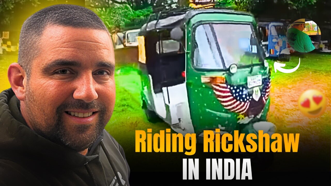 American Tries Tuk-Tuk Racing in India | Total Chaos