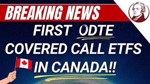 HUGE NEWS! First 0DTE Covered Call ETFs in Canada by Hamilton ETFs: CDAY SDAY QDAY w/25% Leverage!