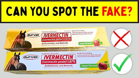 Ivermectin: How to Tell REAL vs FAKE & Scam sellers exposed
