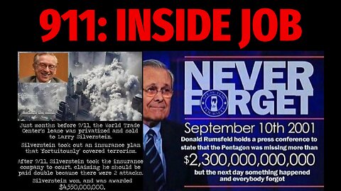 🚨🇺🇸 911: Questions You're Not Allowed to Ask ▪️ Silverstein & Rumsfeld