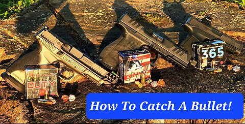 Can A Trash Can CATCH A BULLET? DIY Experiment That ACTUALLY Works!