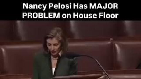 Alcoholic reptilian NANCY PELOSI goes full retard on HOUSE FLOOR whilst DRUNK 👍🥴🤣🤣🤣