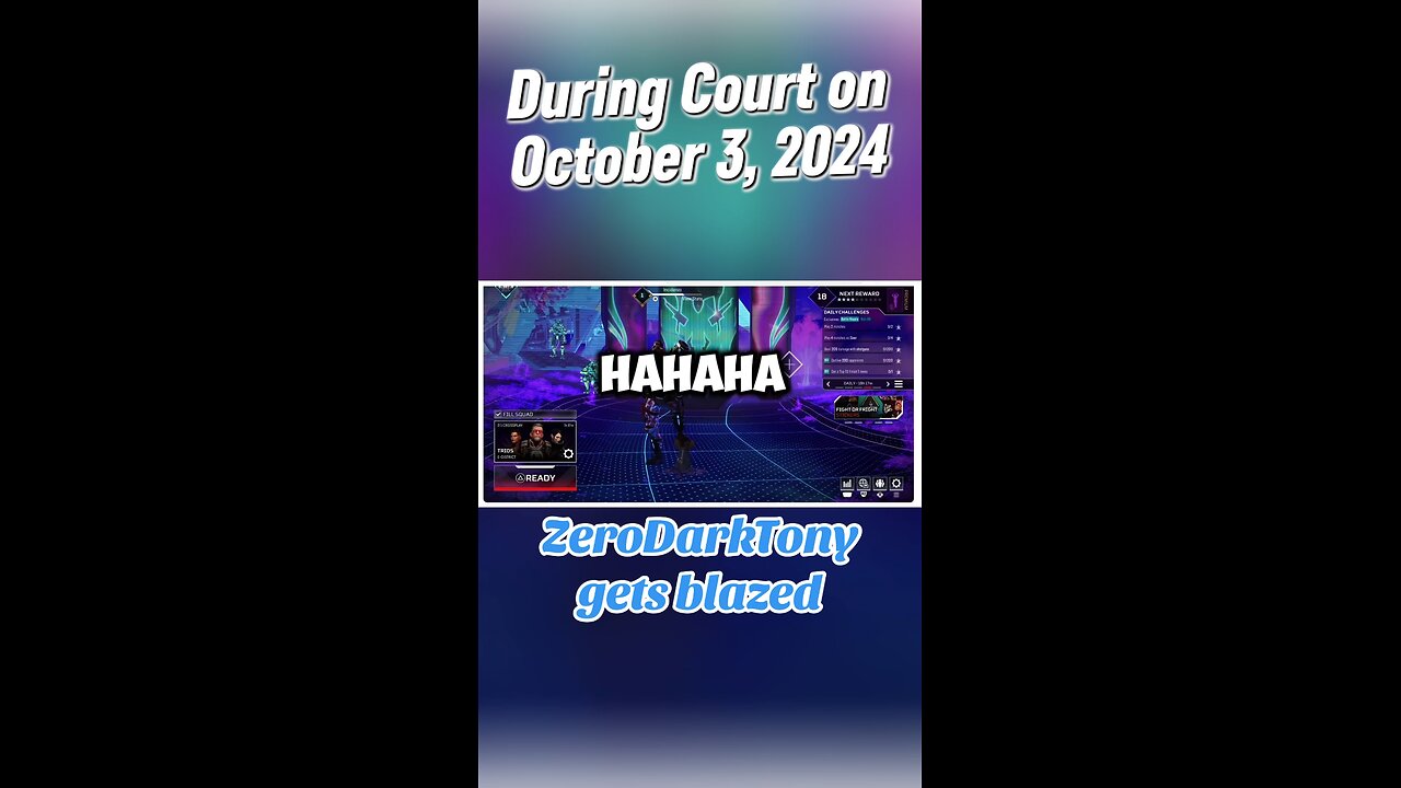 ZeroDarkTony Blazed in Court
