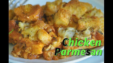 Chicken Parmesan One Dish 5-Ingredient Easy Recipe to Boost Energy🍗🧀⚡
