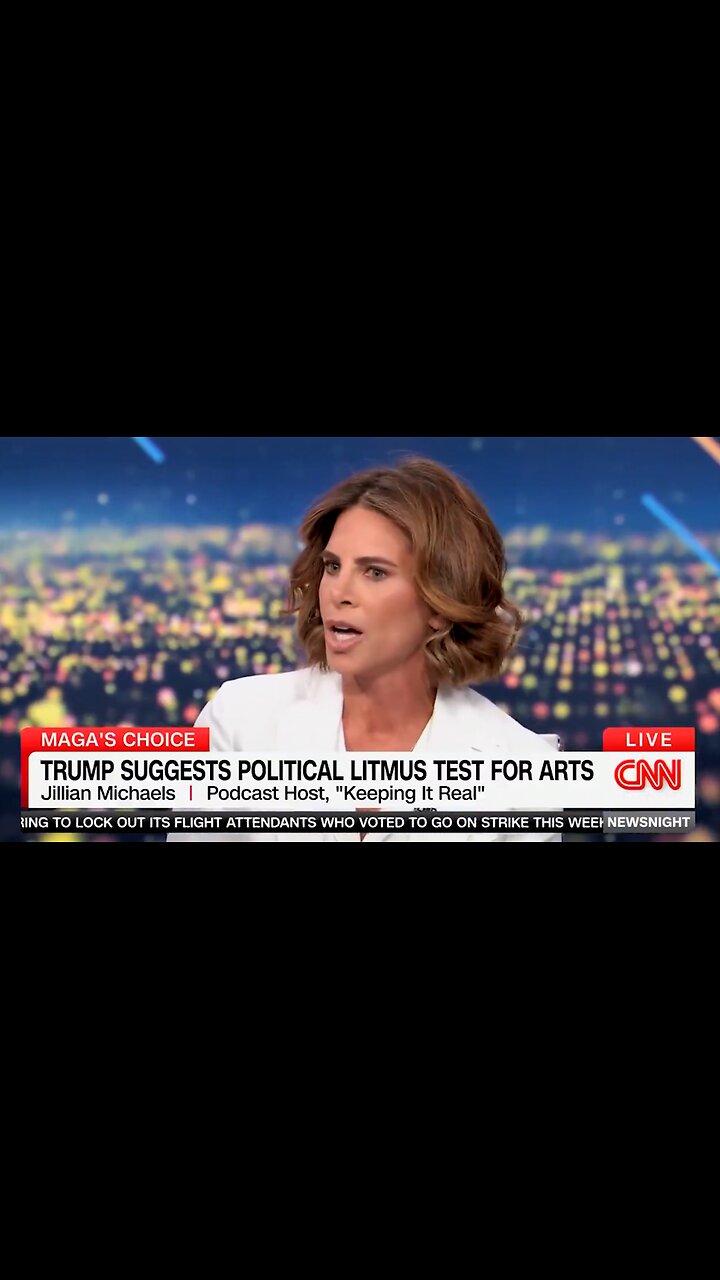 Jillian Michaels TRIGGERS CNN Panel