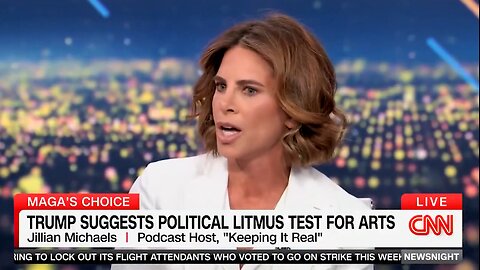 Jillian Michaels TRIGGERS CNN Panel