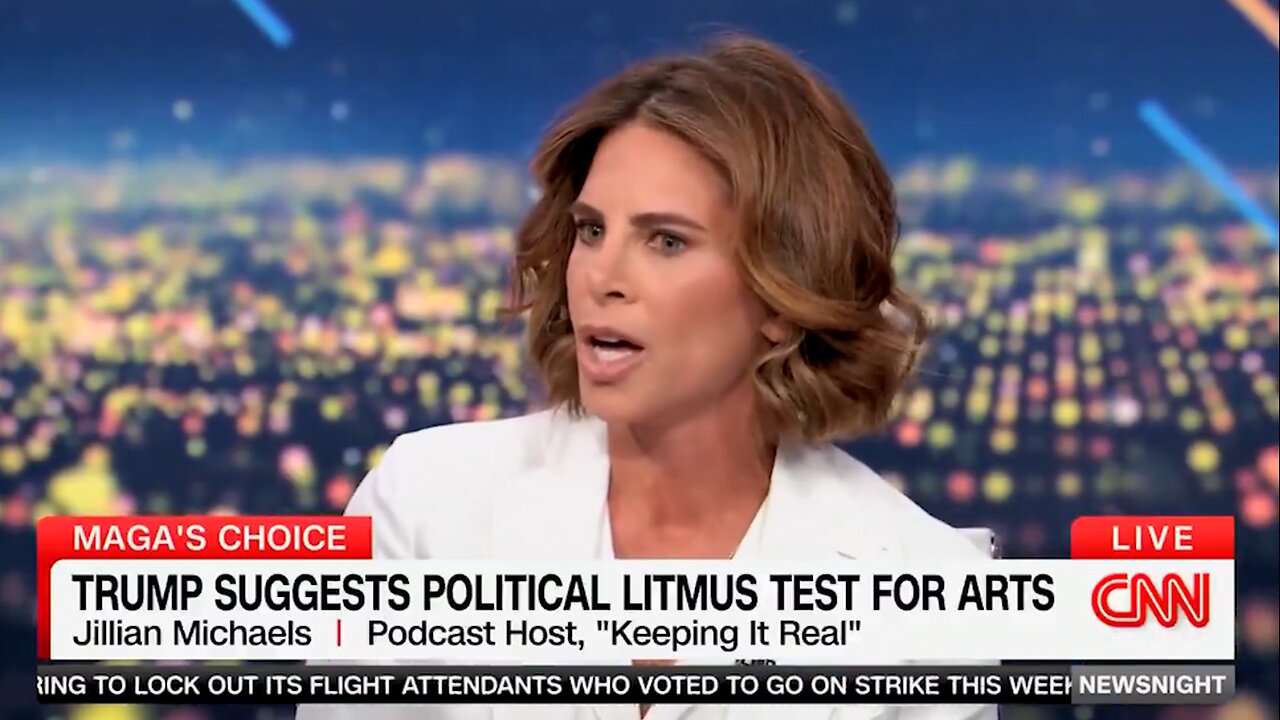 Jillian Michaels TRIGGERS CNN Panel