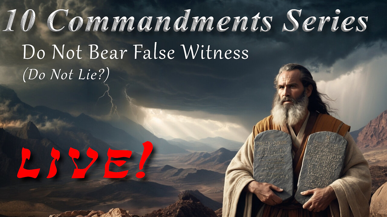 Does the Ninth Commandment Apply Beyond the Courtroom? - God Honest Truth Live Stream 07/18/2025
