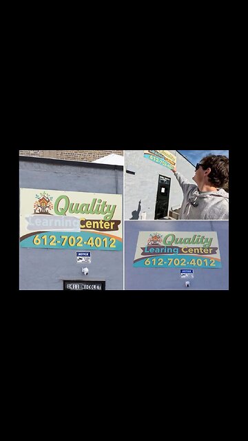 Years-Old Typo On 'Quality Learing Center' Sign Fixed Overnight After National Outrage Over Fraud